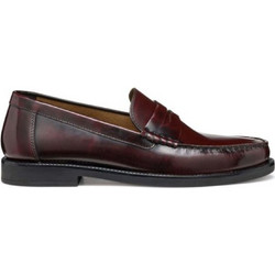 Geox Recanati Ανδρικά Μοκασίνια Loafers Δερμάτινα Μπορντό U56HVB00038C7011