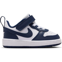 Nike Court Borough Παιδικά Sneakers Navy Μπλε Λευκά IQ2723-100