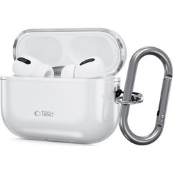Tech-Protect FlexAir Θήκη TPU με Γάντζο για Apple AirPods Pro 3 Διαφανής