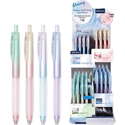 Writech Dreamy Super Soft Grip Στυλό Gel 0.7mm Μπλε 96τμχ