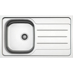 Excel 720CMAS89 Ένθετος Νεροχύτης Inox Αντιστρεφόμενος Σατινέ 86x50cm