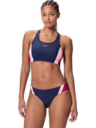 Speedo Αθλητικό Bikini Set Μπουστάκι Navy Μπλε 8-004572002