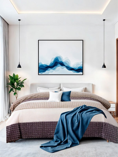 Γαρύφαλλο Κουβερτοπάπλωμα King Size 240x260 Patchwork Μόκα Μπεζ