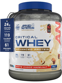 Applied Nutrition Critical Whey White Choco Hazelnut Πρωτεΐνη Ορού Γάλακτος Γράμμωσης 2kg