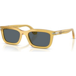 Persol PO3396S 204/R5 Γυαλιά Ηλίου Τετράγωνα Κοκάλινα Κίτρινα με Μαύρο Φακό