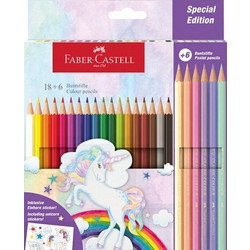 Faber-Castell Unicorn Ξυλομπογιές Σετ 24τμχ