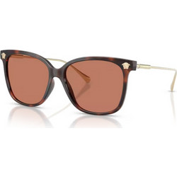 Versace VE4507U 108/73 Γυναικεία Γυαλιά Ηλίου Πεταλούδα Χρυσό Ταρταρούγα με Καφέ Φακό
