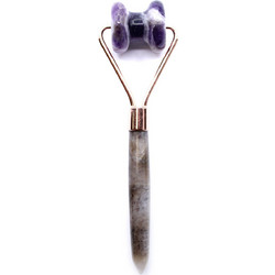Gemstone Jawline Amethyst Roller με Πέτρα Αμέθυστου