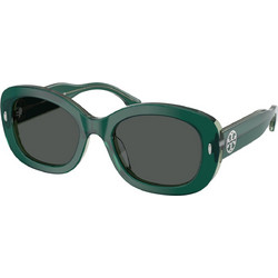 Tory Burch TY7226U 205487 Γυναικεία Γυαλιά Ηλίου Πεταλούδα Κοκάλινα Πράσινα με Μαύρο Φακό