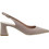 Mourtzi Γόβες Slingback Λουστρίνι με Χοντρό Ψηλό Τακούνι Μπεζ 55-561Z05