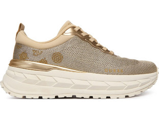 Guess Runit 4 Γυναικεία Sneakers Χρυσά FLPRN3FAB12