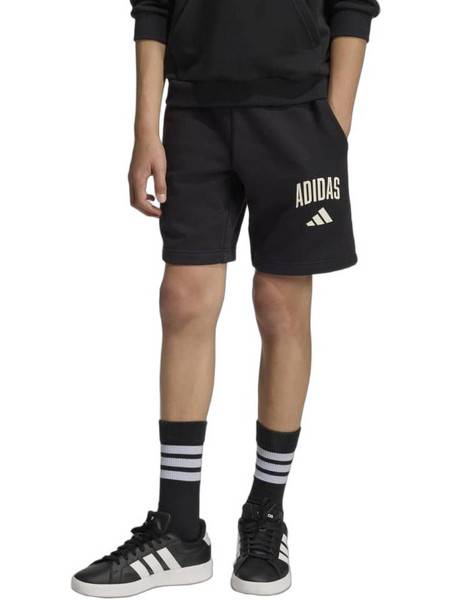 Adidas Παιδική Βερμούδα Υφασμάτινη Μαύρη KS5522