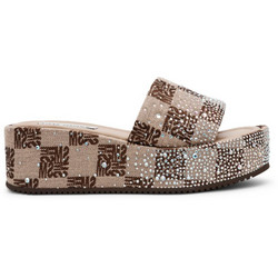 Steve Madden Καλοκαιρινές Γυναικείες Πλατφόρμες Χαμηλές Καφέ 11005264-003