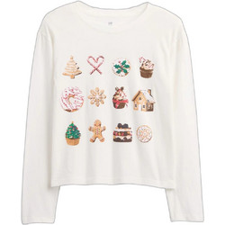Gap Παιδικό T-Shirt Μακρυμάνικο Λευκό 844702009