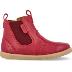 Bobux iWalk Jodhpur Παιδικά Μποτάκια Κόκκινα Δερμάτινα Chelsea με Φερμουάρ 620864