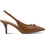 Tamaris Γόβες Slingback Δερμάτινες με Τακούνι Στιλέτο με Φιόγκο Καφέ 1-29602-46-440