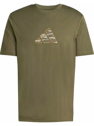 Adidas Explorer Graphic Ανδρικό Αθλητικό T-Shirt Πράσινο JZ7502