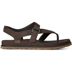 UGG GoldenGaze Γυναικεία Σανδάλια Suede Σοκολατί 1175134-DNSS