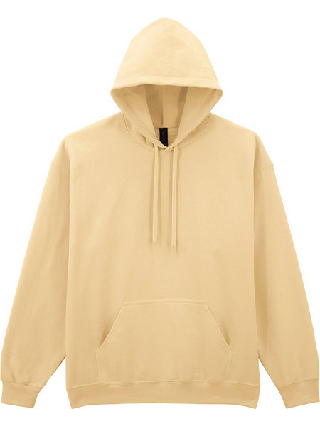Gildan Ανδρικό Φούτερ με Κουκούλα & Τσέπες Haze Yellow SF500