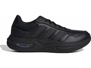 Adidas Cloudfoam Cuxxion Leather Ανδρικά Sneakers Μαύρα KJ4255