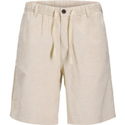 Jack & Jones Ανδρική Βερμούδα Υφασμάτινη Εκρού 12292332