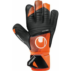 Uhlsport Soft Ressist+ Γάντια Τερματοφύλακα Μαύρα Πορτοκαλί