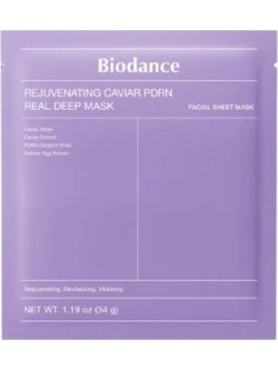 Biodance Rejuvenating Caviar Pdrn Real Deep Sheet Μάσκα Προσώπου για Ενυδάτωση & Λάμψη με Χαβιάρι 1τμχ