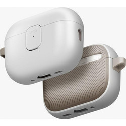 Uniq Clyde Θήκη Σιλικόνης για Apple AirPods Pro 3 Γκρι Μπεζ
