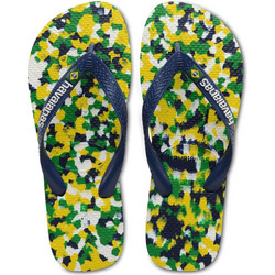 Havaianas Brasil Tech II Ανδρικές Σαγιονάρες Αντιολισθητικές Κίτρινες 4147965-0052