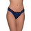 Milena By Paris Γυναικείο Sexy String με Πέρλες Navy Μπλε 7685