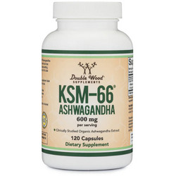 Double Wood Ashwagandha KSM-66 120 Κάψουλες