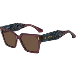Etro 0128/S LHF/70 Γυναικεία Γυαλιά Ηλίου Τετράγωνα Κοκάλινα Καφέ με Καφέ Φακό
