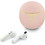 Guess Gold Line Triangle Ακουστικά Bluetooth Earbud Ανθεκτικά στο Νερό Pink