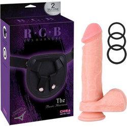 Chisa Novelties RGB Kyle Korver Harness Strap On με Dildo 21.5cm Flesh
