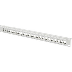 Digitus DN-91410 Patch Panel Keystone Rack 1U 19" 24 Θυρών Shielded