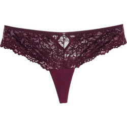 Cottonhill Γυναικείο Sexy String με Δαντέλα Μωβ CH4534