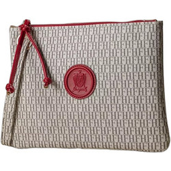 Fragola PC020-FH Γυναικείο Νεσεσέρ με Θήκες 25x3x20cm Μπεζ Κόκκινο