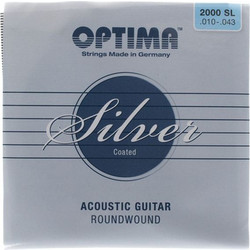 Optima Lenzner Σετ 6 Χορδές Ακουστικής Κιθάρας 10-43" Extra Light Tension