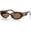 Dolce & Gabbana DG4537 502/73 Γυναικεία Γυαλιά Ηλίου Οβάλ Κοκάλινα Ταρταρούγα με Καφέ Φακό