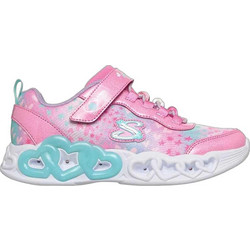 Skechers Παιδικά Sneakers με Φωτάκια Ροζ Βεραμάν 303261N-LVMT