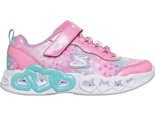 Skechers Παιδικά Sneakers με Φωτάκια Ροζ Βεραμάν 303261N-LVMT