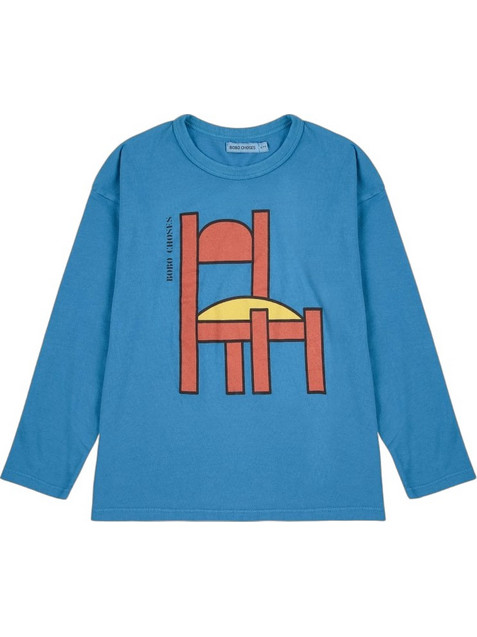Bobo Choses Παιδικό T-Shirt Μακρυμάνικο Μπλε B225AC006