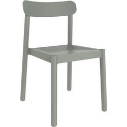 Resol Elba-S Καρέκλα Κήπου Πολυπροπυλενίου Γκρι 739-25518