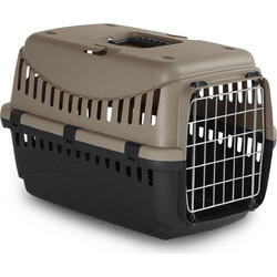 MP Bergamo Gipsy Κλουβί Μεταφοράς Σκύλου 46x31x32cm Μαύρο Καφέ