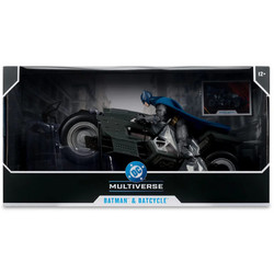 McFarlane DC Multiverse Batman & Batcycle 18cm