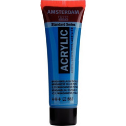 Royal Talens Amsterdam 582 Manganese Blue Phthalo Ακρυλικό Χρώμα Ζωγραφικής 20ml