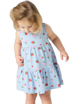 Name It Strawberies Παιδικό Φόρεμα Γαλάζιο 13228172