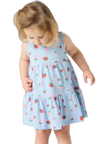 Name It Strawberies Παιδικό Φόρεμα Γαλάζιο 13228172