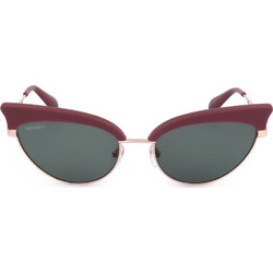 Max & Co MO0102 72N Γυναικεία Γυαλιά Ηλίου Cat Eye Μεταλλικά Χρυσά με Μαύρο Φακό