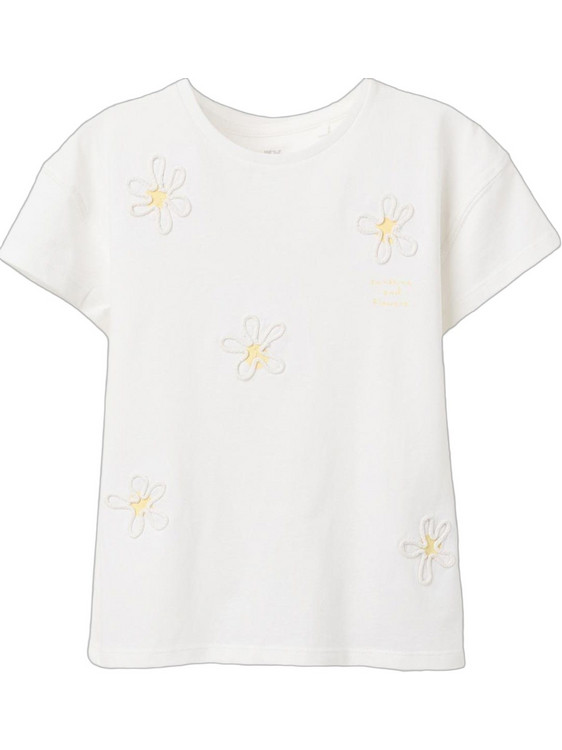 Zippy Παιδικό T-Shirt Κοντομάνικο Λευκό Κίτρινο ZKGAP0303-26010